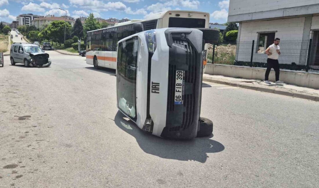 Eskişehir’de PTT aracının devrilmesine neden olan kaza sonucunda 2 kişi