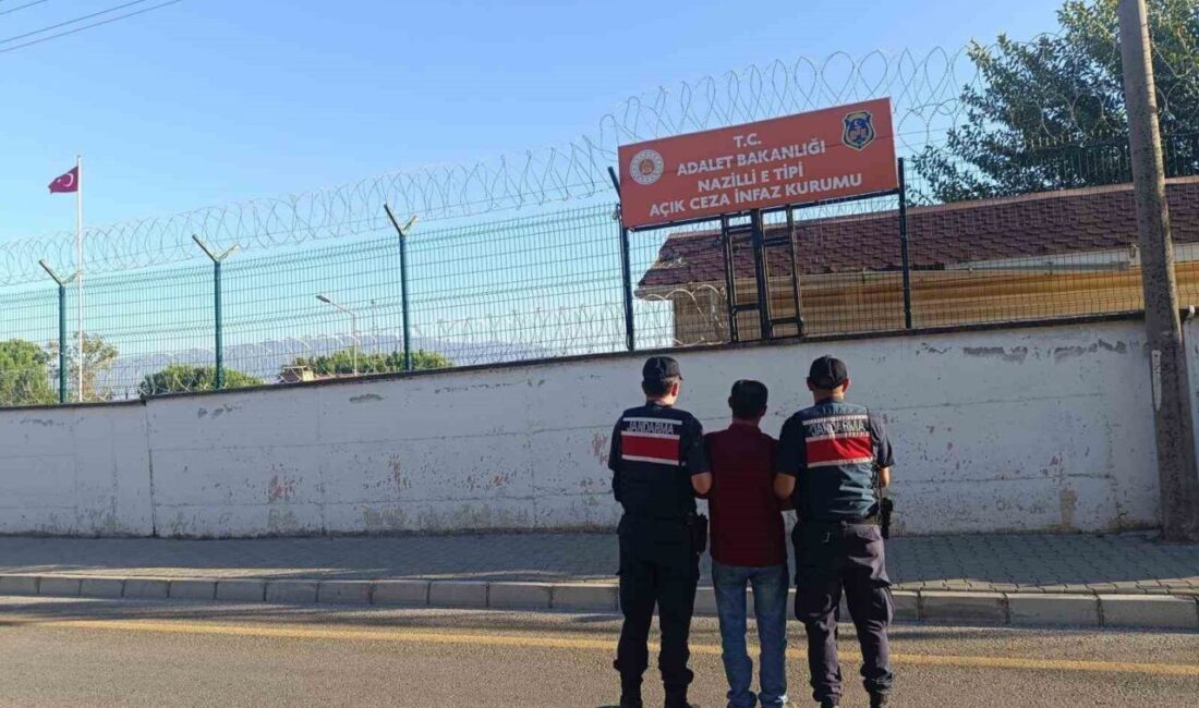 Nazilli’de yağma suçundan aranan bir kişi, Aydın’ın genelinde aranan suçluların