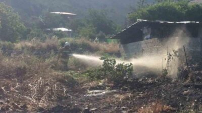 Hassa ilçesinin Akbez Mahallesi’nde meydana gelen yangın, hızlı bir şekilde
