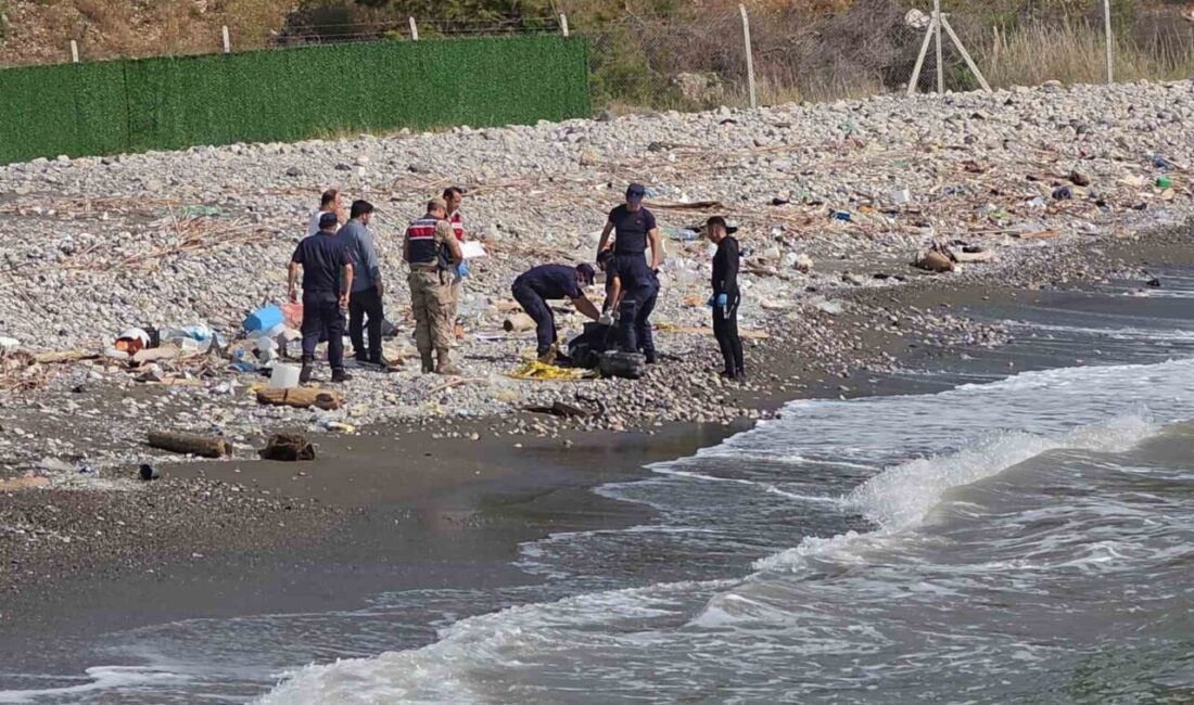 Hatay’ın İskenderun ilçesinde sahil bölgesinde kimliği belirsiz bir erkek cesedi