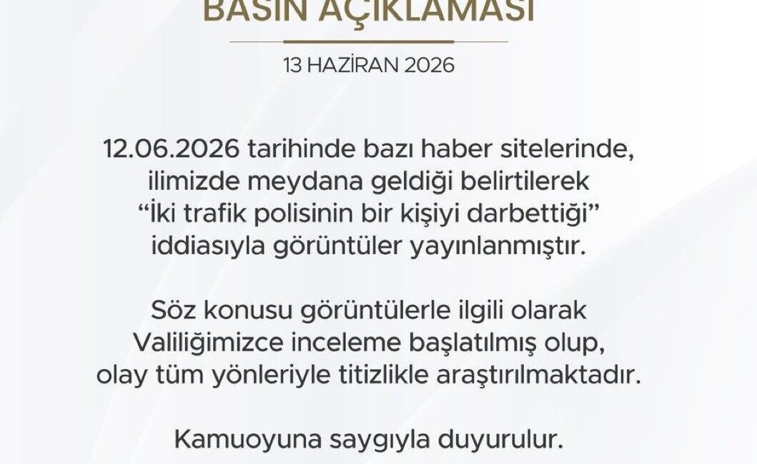 Iğdır Valiliği, iddia edilen iki trafik polisinin bir kişiyi darp