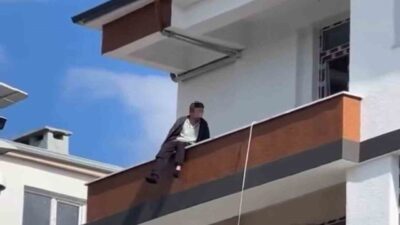 Iğdır ilinde bir inşaatın dördüncü katına çıkan bir birey, polis