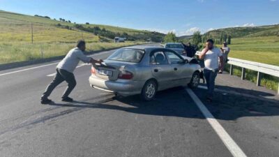 Afyonkarahisar’da meydana gelen trafik kazasında 2 kişi yaralandı. Kaza, Bolvadin-Emirdağ
