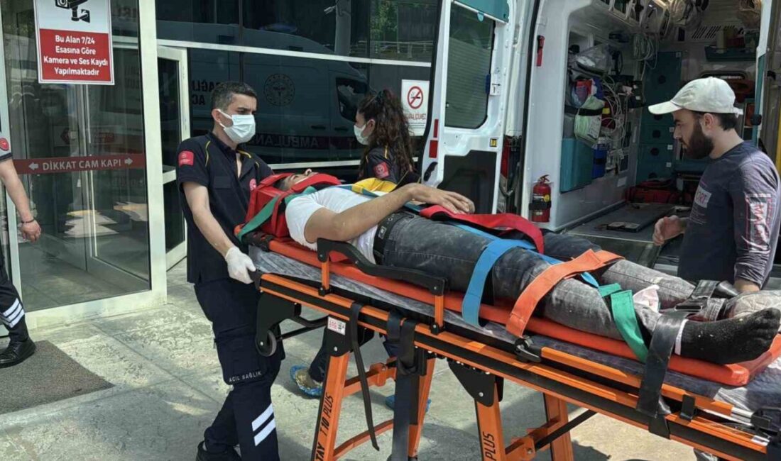 Karabük’te, Soğuksu Mahallesi’nde bulunan bir inşaat alanında çalışan yabancı uyruklu