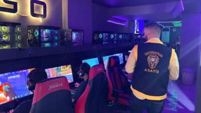 Hatay Emniyet Müdürlüğü ekipleri, İskenderun ilçesinde bulunan internet kafe ve