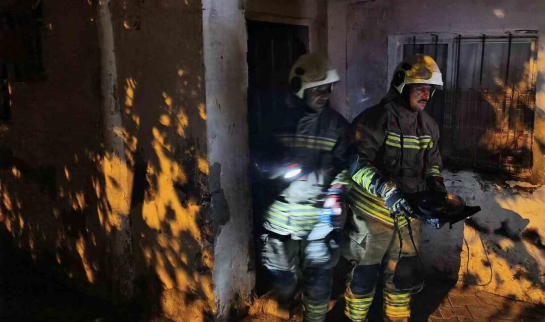 Hatay’ın İskenderun ilçesindeki bir müstakil evde meydana gelen yangın, hızlı
