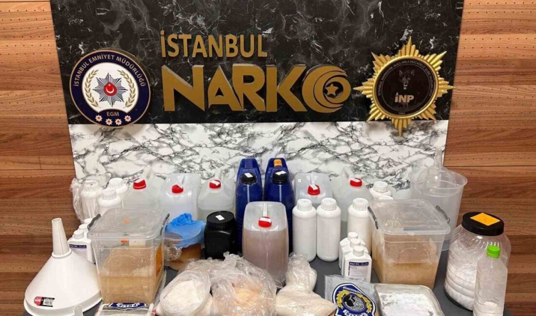 İstanbul’un Bayrampaşa ilçesinde gerçekleştirilen operasyonda, bir evde 30 kilogram katı
