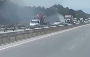 Bursa’nın Karacabey ilçesindeki TİGEM bölgesinde çıkan yangın, sıcak hava ve