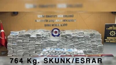 İzmir’de polis ve sahil güvenlik ekiplerinin ortak operasyonu sonucunda 764