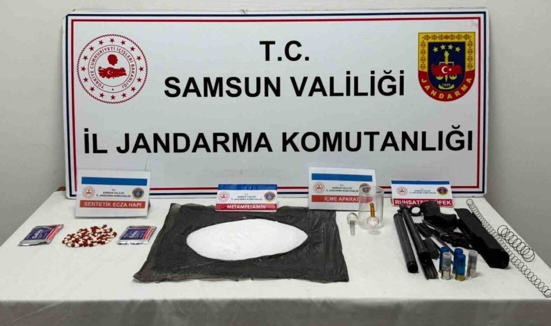 Atakum ilçesinde gerçekleştirilen uyuşturucu operasyonunda, Samsun Jandarma ekipleri tarafından 1