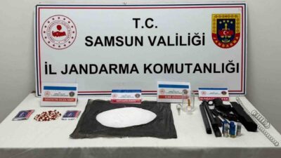 Atakum ilçesinde gerçekleştirilen uyuşturucu operasyonunda, Samsun Jandarma ekipleri tarafından 1