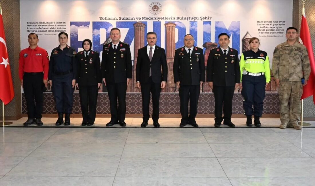 Erzurum Valisi Aydın Baruş, Jandarma Teşkilatı’nın 187. kuruluş yıl dönümü