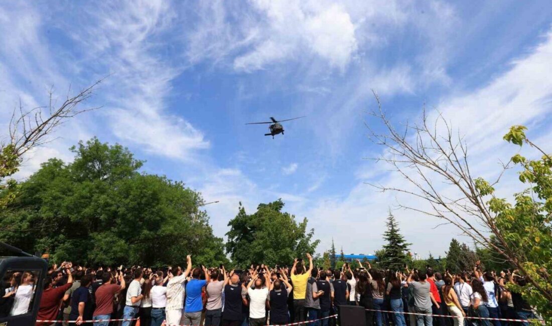 Jandarma Havacılık Komutanlığı’nın envanterinde yer alan T70 Genel Maksat Helikopteri,