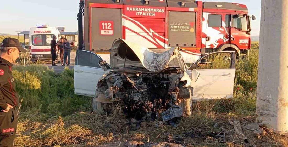 Kahramanmaraş’ta yaşanan trafik kazasında bir kişi yaralandı. Kaza, Elbistan karayolunun