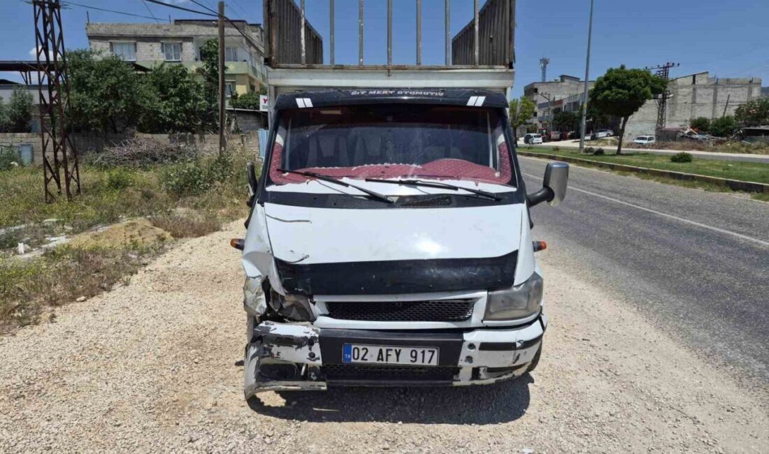 Gaziantep’in Yavuzeli ilçesinde meydana gelen trafik kazasında bir motosiklet sürücüsü