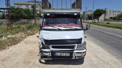 Gaziantep’in Yavuzeli ilçesinde meydana gelen trafik kazasında bir motosiklet sürücüsü