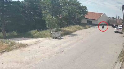 Çelebi ilçesinde bir kamyonun geri manevra yaparken çarptığı 87 yaşındaki