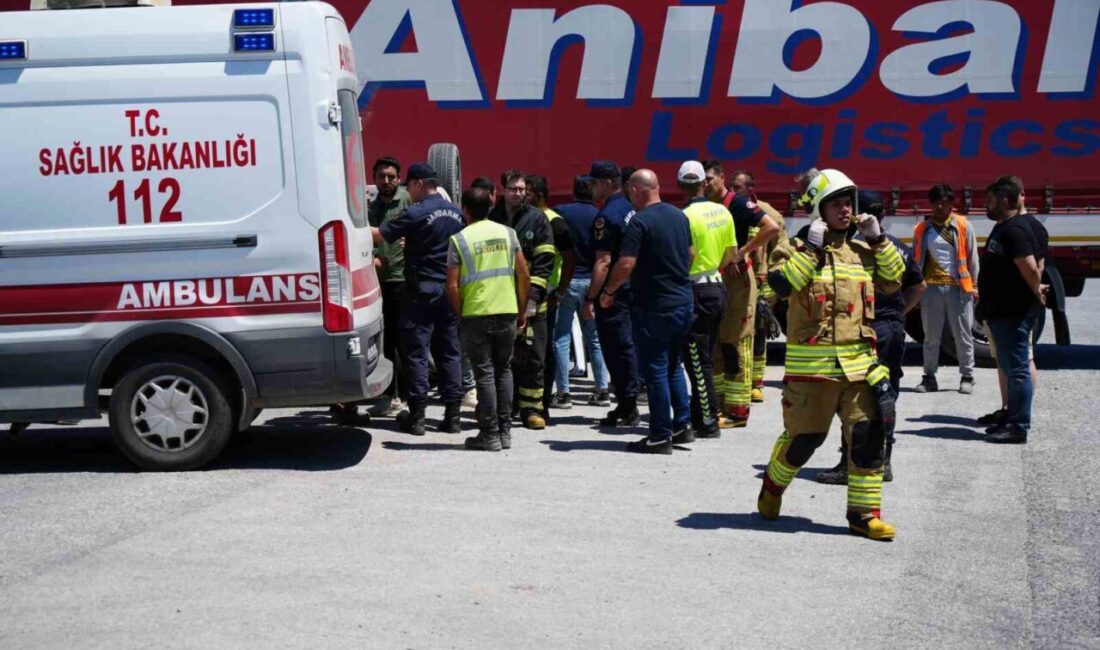 Edirne Kapıkule yolunda meydana gelen trafik kazasında bir tır ile