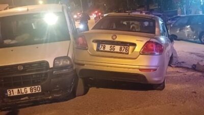 Karabük’te meydana gelen zincirleme trafik kazasında 5 araç karıştı ve
