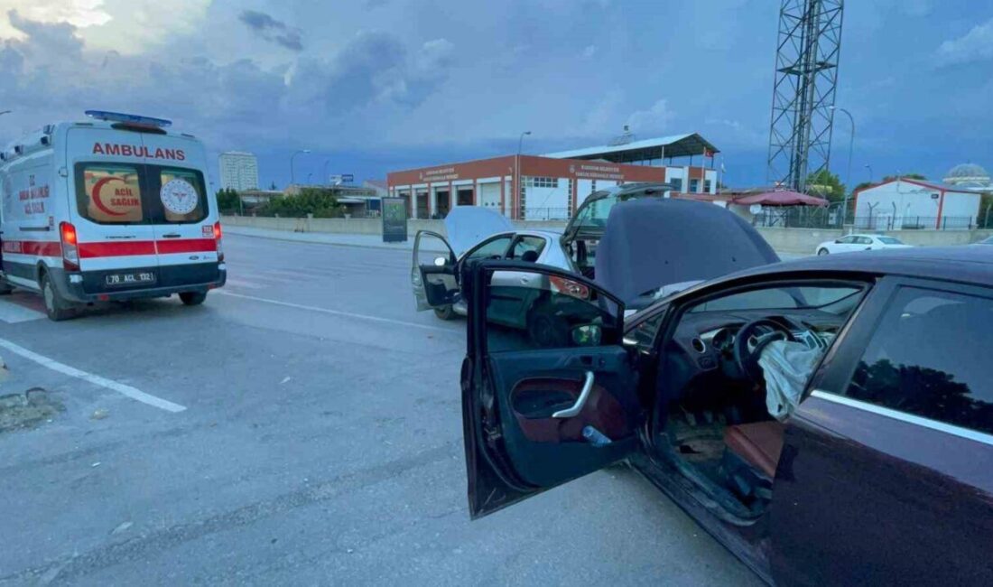 Karaman’da meydana gelen trafik kazasında 1 kişi yaralandı. Olay, Hamidiye