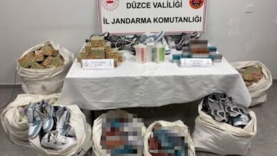 Düzce’de jandarma tarafından kaçakçılıkla mücadele kapsamında düzenlenen bir operasyonda, İstanbul’a