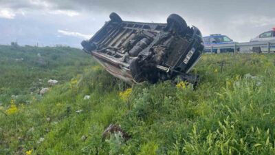 Kars’ta meydana gelen trafik kazasında, bir kişinin yaralanmasına neden olan