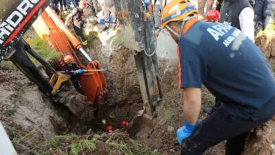 Kastamonu’nun Merkez ilçesine bağlı Örencik köyü Kavacık Mahallesi’nde bir kanalizasyon