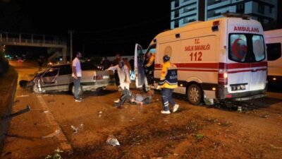 Kastamonu’da yaşanan bir olayda Alparslan Türkeş Bulvarı’nda meydana gelen zincirleme