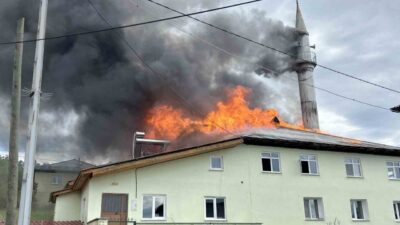 Kastamonu’nun Daday ilçesinde meydana gelen yangında cami, gasilhane ve yemekhane