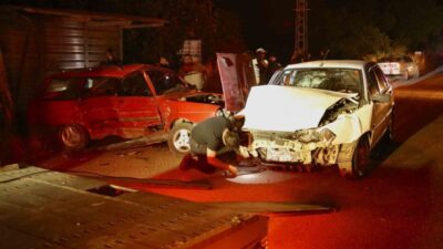 Taşköprü ilçesinde meydana gelen trafik kazasında, 4’ü çocuk 8 kişi