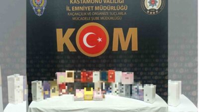 Kastamonu ilinde, polis ekipleri tarafından düzenlenen bir kaçakçılık operasyonunda 7