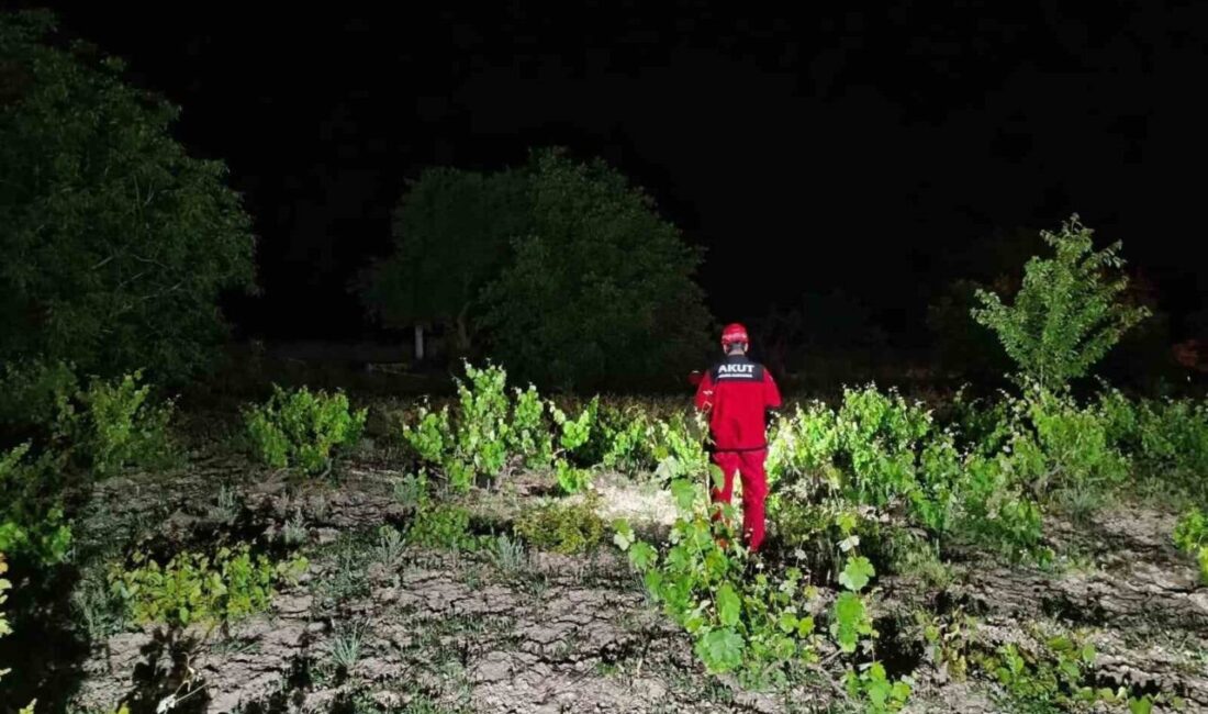 Afyonkarahisar’da yaşayan 82 yaşındaki bir kişinin kaybolmasıyla ilgili arama çalışmaları