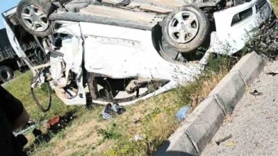 Kayseri’de meydana gelen bir trafik kazasında, cezaevi ring aracı ile