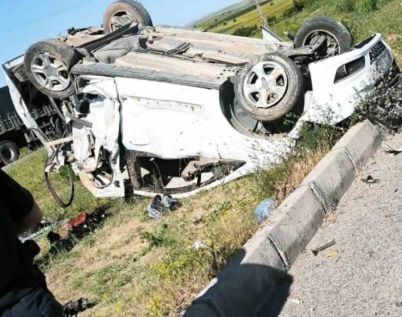 Kayseri’de meydana gelen bir trafik kazasında, cezaevi ring aracı ile