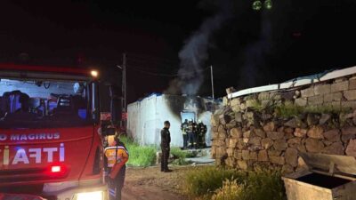 Kocasinan ilçesinde bulunan bir müstakil evde meydana gelen yangın, itfaiye