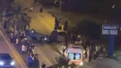 Tarsus ilçesinde meydana gelen bir olayda, bir otomobil park halindeki