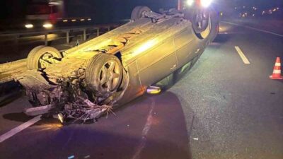 Bilecik’te yaşanan trafik kazasında 2 kişi yaralandı ve sürücünün alkollü