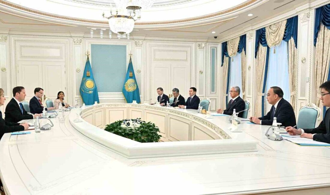 Kazakistan Cumhurbaşkanı Kassym-Jomart Tokayev, ABD Başkanı Donald Trump’ın Güney ve