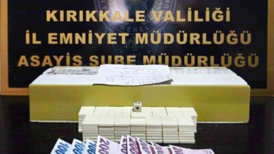 Kırıkkale’de bir kahvehanede gerçekleştirilen polis denetiminde kumar oynadığı belirlenen 4