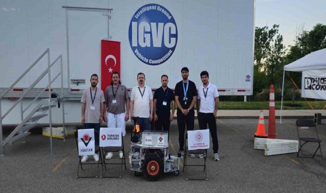 Karabük Üniversitesi öğrencileri tarafından geliştirilen yapay zekâ tabanlı insansız kara