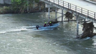Erbaa ilçesinde Kelkit Irmağı’nda kaybolan bir genç, arama çalışmalarının 26.