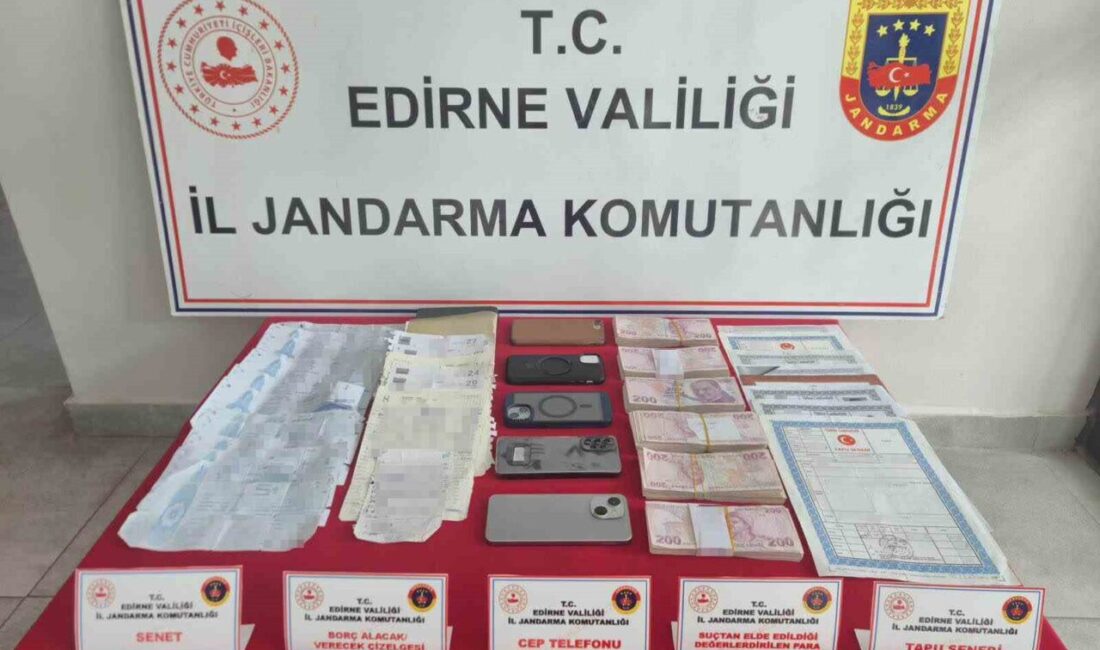Keşan ilçesinde Cumhuriyet Başsavcılığının yönlendirmesiyle İl Jandarma Komutanlığı Kaçakçılık ve