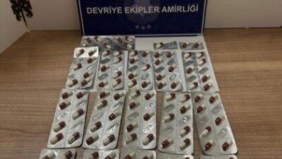 Keşan ilçesinde, polisin şüphe üzerine durdurduğu O.P. isimli kişinin üst