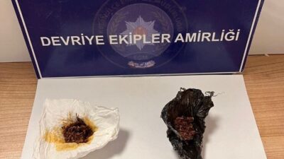 Keşan ilçesinde polis ekipleri, Yörük Mahallesi Fidan Sokak’ta durumundan şüphelendikleri