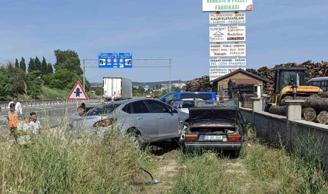 Keşan ilçesinde meydana gelen trafik kazasında 2 kişi yaralandı. Kazaya