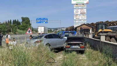 Keşan ilçesinde meydana gelen trafik kazasında 2 kişi yaralandı. Kazaya