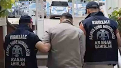 Yabancı uyruklu firari hükümlü, Kırıkkale’de saklandığı yerde yakalanarak cezaevine teslim