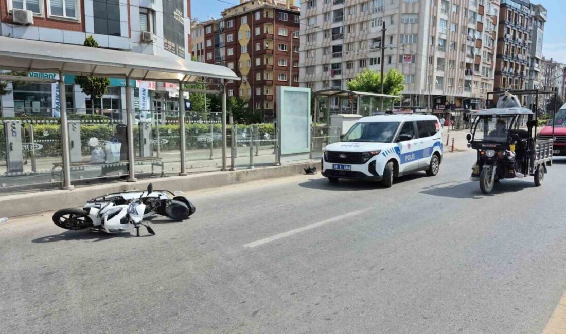 Eskişehir’de bir trafik kazası meydana geldi ve kırmızı ışık ihlali