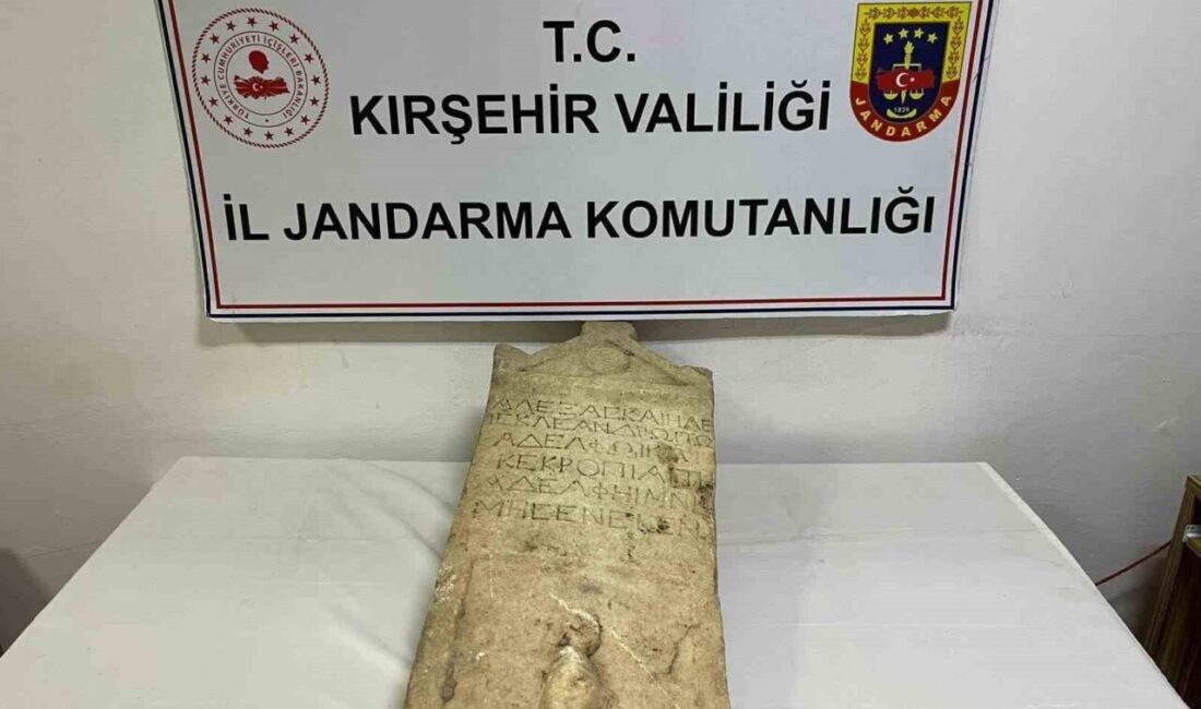 Kırşehir’de Jandarma ekipleri tarafından durdurulan bir araçta Roma dönemine ait