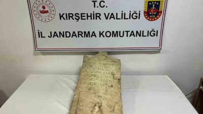 Kırşehir’de Jandarma ekipleri tarafından durdurulan bir araçta Roma dönemine ait